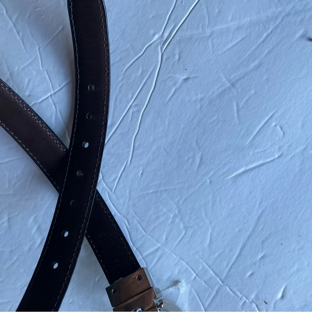 Dockers - Unisex Kids Black 1”W Leather Belt, Size: M (24-28)